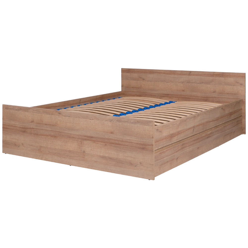 Łóżko Aversa z ramą drewnianą na materac 160X200